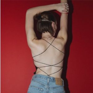 Brandy Melville Rose bodysuit